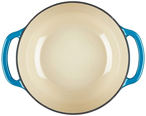 4.5 Quart Enameled Cast Iron Dutch Oven with Lid (Cornflower Blue)