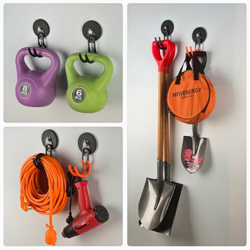 Updatde Magnetic Hooks (Updated 3.46in Magnet J Black Hooks 2PCS)