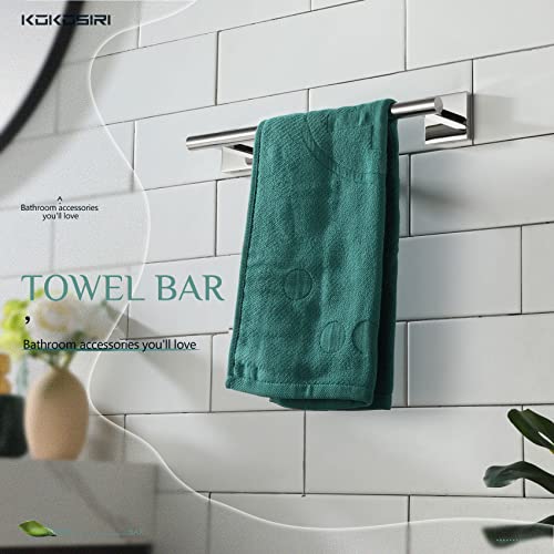 Hand Towel Bar 12 Inch Bathroom Towel Holder for Bath Kitchen Toilet Cabinet Chrome Stainless Steel B4005CH (Polished Chrome / 12-Inch)