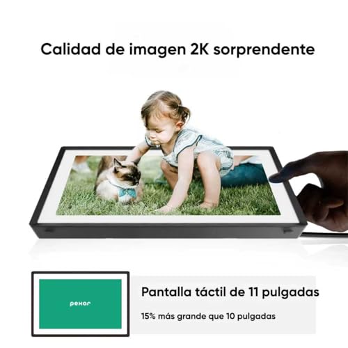 Black 11'' 2K WiFi Digital Picture Frame (11‘’ in Black 2K)
