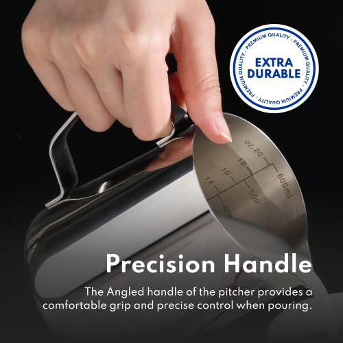 Stainless Steel Frothing Pitcher (20.3 Ounces)