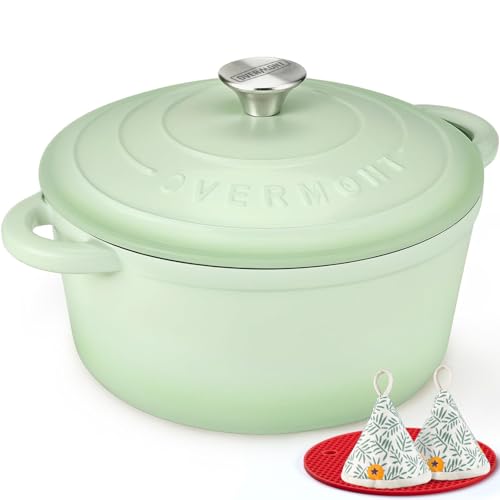 Enameled Cast Iron Dutch Oven (5.5 Quart / Verdant)