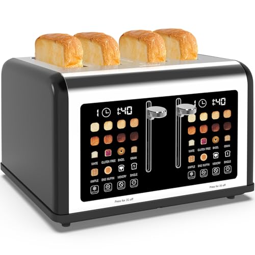 4 Slice Toaster Touch Screen (Black)