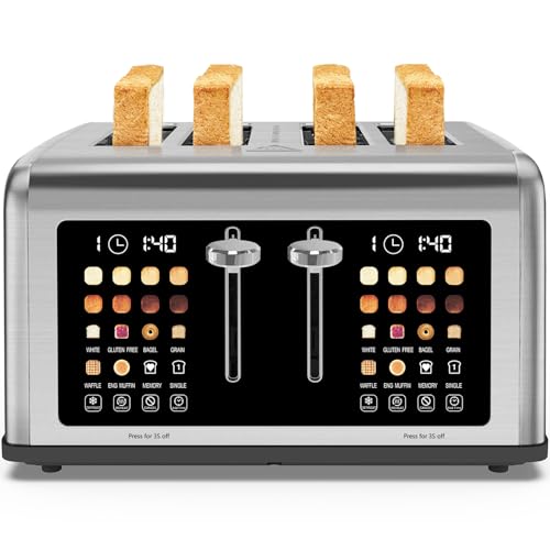 4 Slice Toaster Touch Screen (Silver)