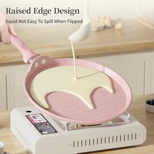 10 Inch Nonstick Crepe Pan (10 Inch / Pink)