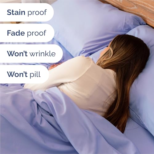Split King Size 5 Piece Sheet Set (35 - Lavender / Split King Size)
