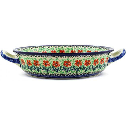 Polish Pottery Baker (blue, green, red)