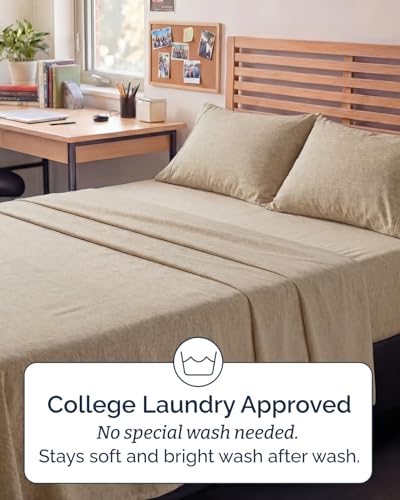 Full XL Sheets (38 - Heathered Beige / Full XL)