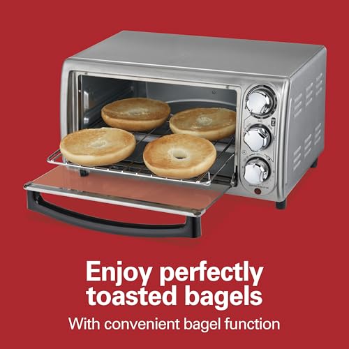 4 Slice Countertop Toaster Oven with 5 Cooking Modes