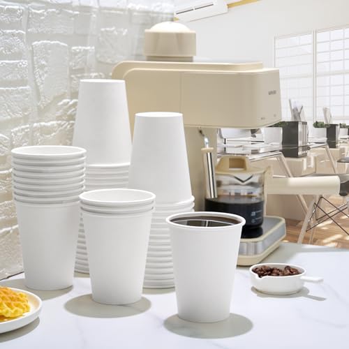1000 pack Paper Cups 12 oz (white-12oz)
