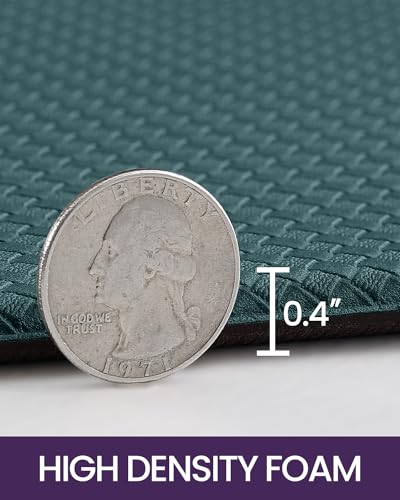 Kitchen Floor Mats Cushioned Anti Fatigue Runner (Hunter Green / 59"l X 17"w X 0.4"th + 29"l X 17"w X 0.4"th)