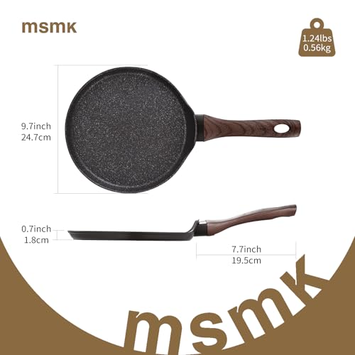 9.5 Inch Nonstick Crepe Pan (9.5 INCH（Brown）)