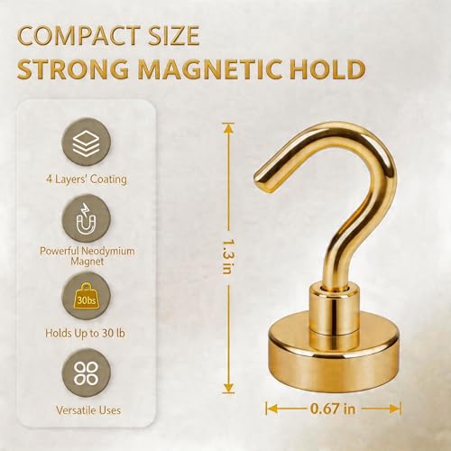 Magnetic Hooks (10 Count)