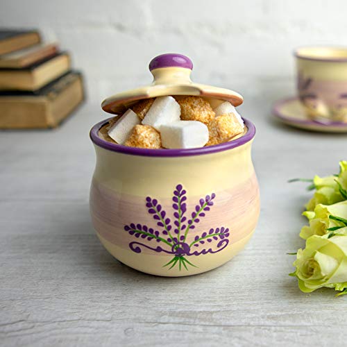 Ceramic Sugar Bowl with Lid