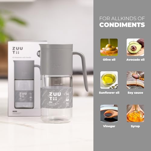 Olive Oil Dispenser Bottle 18.6oz (Gray)