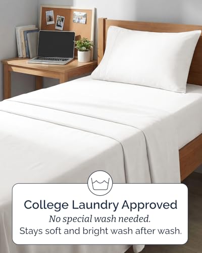 Twin XL 3 Piece Sheet Set (02 - Antique White / Twin XL)