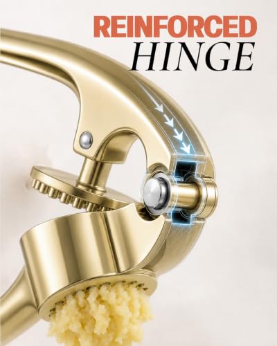 Premium Garlic Press with Soft