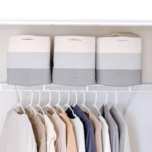 13x15x13 Kallax Storage Cubes Bins (3-Tone Gray / 15 x 13 x 13 (Kallax))