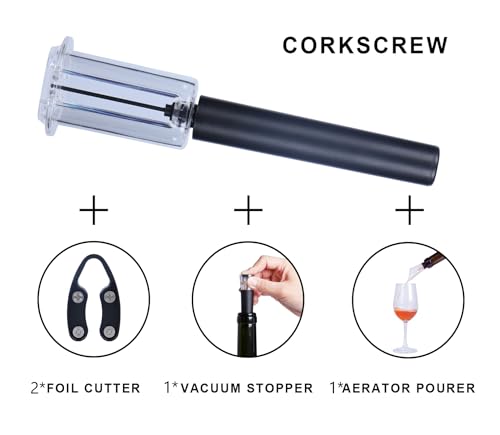 Wine Air Pressure Pump Bottle Opener Set (5 Count)