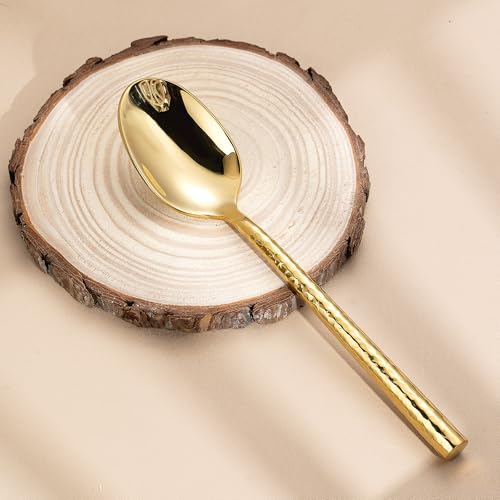 Hammered Gold Silverware Set (Hammered Gold 20 pcs)