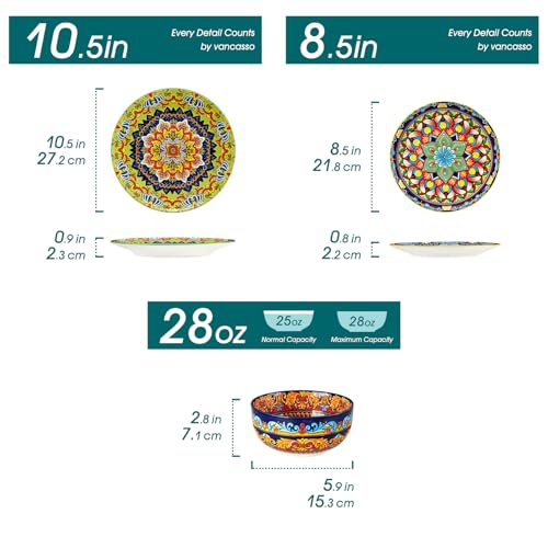 Plates and Bowls Sets (Service for 4 (12 Pcs))