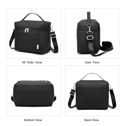 NOL Insulated Lunch Bags for Women Cooler Bag Lightweight Nylon Waterproof Lunch Box For Work