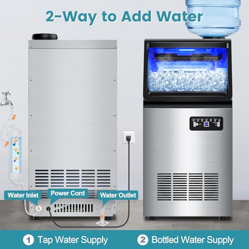 Commercial Ice Maker Machine 150LBS (150Lbs/24H-4K5D)