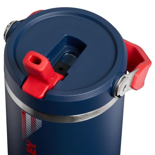 IceFlow 2.0 Flip Straw Tumbler (Team Navy Red / 30 Ounces)