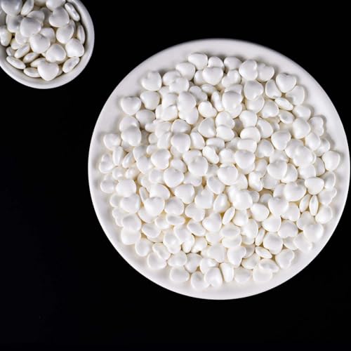 White Heart Shapes Sprinkles (4.58 Ounce)