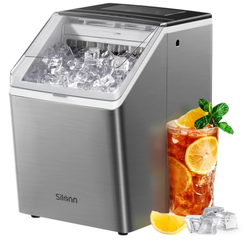 Ice Maker Countertop 44lbs (Stainless Steel-PRO / 44lbs)
