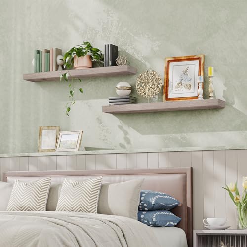 Floating Shelves for Wall (Greige / 47.2 Inches)