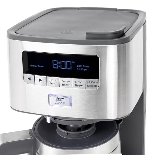 10 Cup Programmable Drip Coffee Maker with Thermal Carafe (Thermal Carafe)