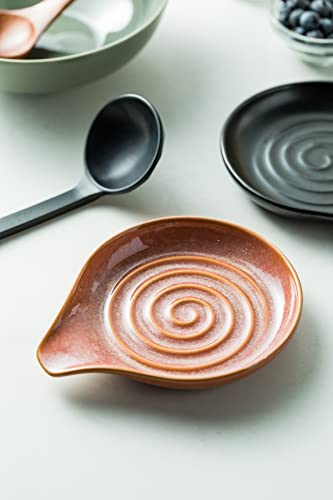 Spoon Rest Ceramic Cooking Spoon Holder for Kitchen Counter