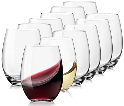 Wine Glasses Set (Set of 12-15 oz)
