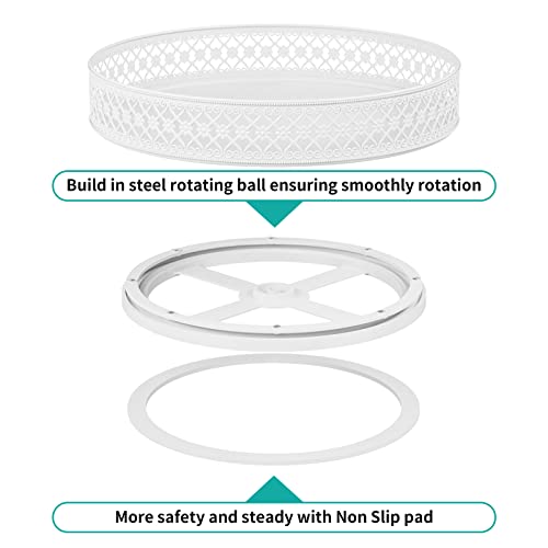 13 inch Lazy Susan Turntable (13 Inch White)