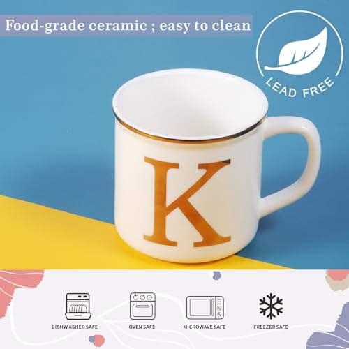 Ceramic Coffee Mug 16oz (Letter K Mug)