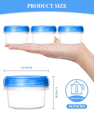 Salad Dressing Containers (2oz-16 pack)