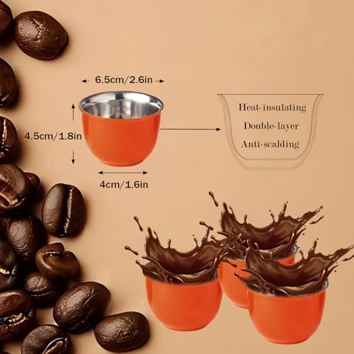 Turkish Coffee Pot Set (SET-Orange)
