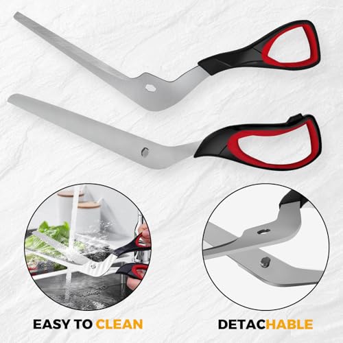 Detachable Pizza Scissors Cutter with Sharp Stainless Steel Blade