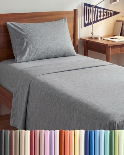 Twin XL 3 Piece Sheet Set (40 - Heathered Grey / Twin XL)