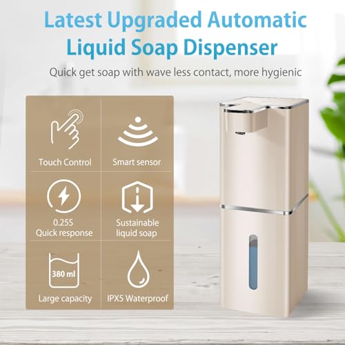 Automatic Liquid Soap Dispenser Touchless Soap Dispenser 380ml