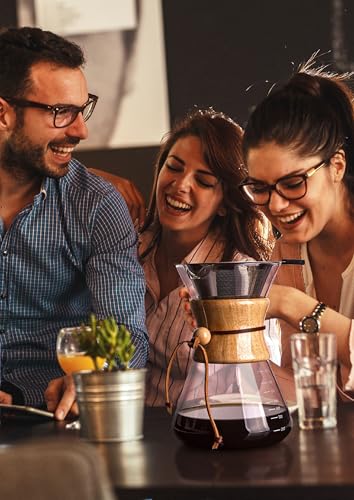 Pour Over Coffee Maker Set (Slim Shape / 28 Ounces)