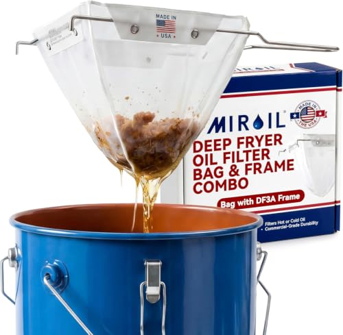 CONE2B Fryer Filter Bag & Frame Combo Set (#Cone2B - Combo)