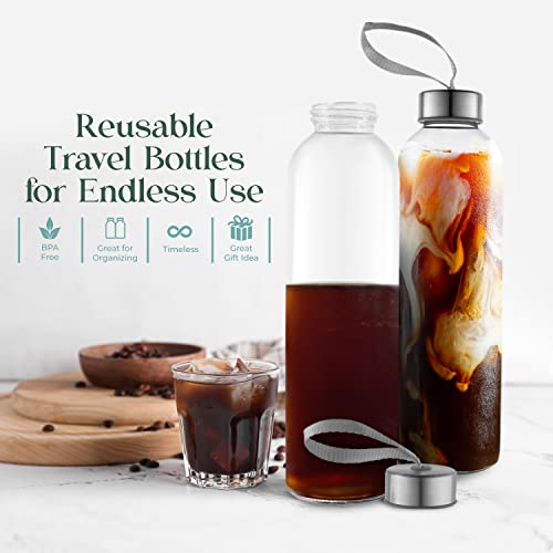 16 oz Glass Water Bottles