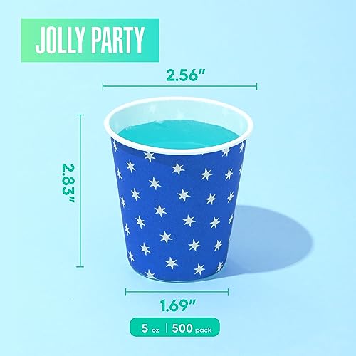 500 Pack 5oz Paper Cups