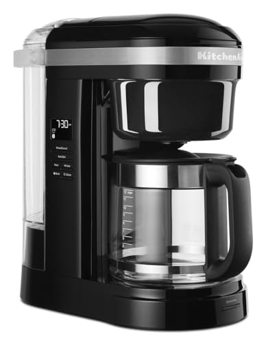 12 Cup Drip Coffee Maker with Spiral Showerhead (Onyx Black / 12 Cup Drip Coffee Maker with Progammable Warming Plate)