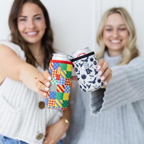 CanSok Sleeve for Beer & Soda Insulated Neoprene Cover (House Rules / 12oz Slim Can Sleeve)