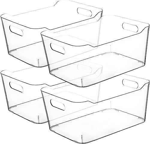 Clear Extra Large Plastic Storage Bins (Extra Large)