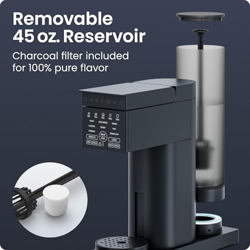 Caffeinator Single Serve Coffee Maker (Midnight)