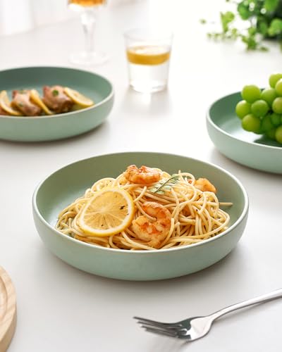 Milkyway 33 oz Pasta Bowls Set of 4 (Light Green / Set of 4)